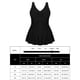 thumbnail image 3 of Trajes de baño de una pieza para mujer Talla Bikini para mujer Sin espalda con aberturas Traje de baño de cuello en V sólido Traje de baño para mujer, 3 of 9