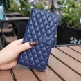 thumbnail image 5 of TECH CIRCLE for Samsung Galaxy A53 5G Case Grid Pattern Design for Galaxy A53 5G Wallet Flip Case with Card Holder Kickstand for Women For Samsung Galaxy A53 5G, Blue, 5 of 5