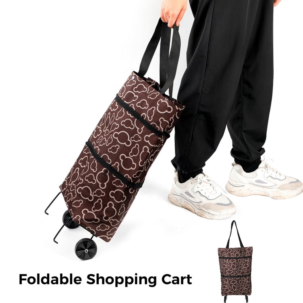 RADARBULLE Shopping bag with wheels, black, 13x9 ½x26 ¾/1285 oz