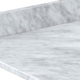thumbnail image 2 of Wyndham Collection WCVVCA142STOPUNSCW 42" Marble Vanity Top - White, 2 of 2