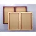 thumbnail image 2 of 2-Door Enclosed Bulletin Board Frame: Bronze Aluminum, Size: 36" x 48", Fabric Color: Grey, 2 of 4