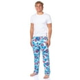 thumbnail image 3 of Grateful Dead Men's Steal Your Face Blue Tie Dye Adult Lounge Sleep Bottoms Pajama Pants, 3 of 7