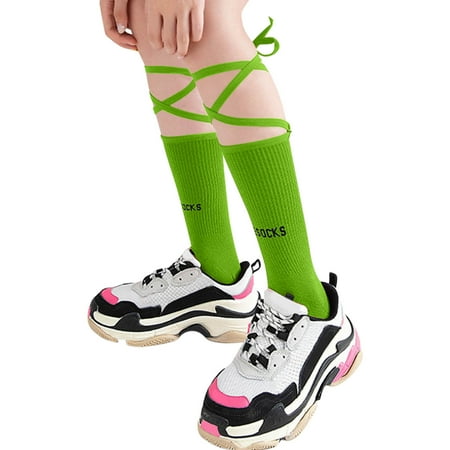 

Women Autumn And Winter Matching Lace Thickened Warm Mid Tube Socks Women Thick Long Socks