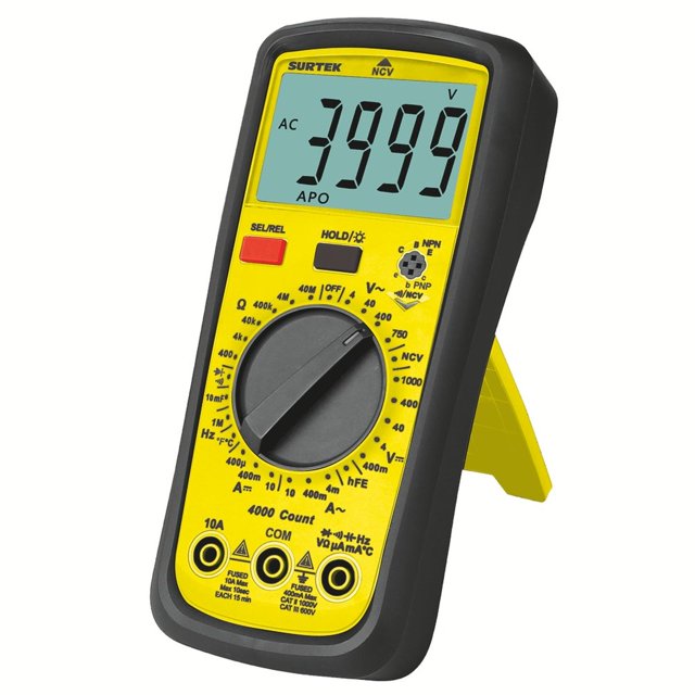 Multimetro Digital Profesiona Varias Funciones 1000v Surtek SURTEK MUL03