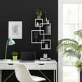 thumbnail image 5 of Danya B. Blocchetto Intersecting Cubes Wall Shelf Unit - Horizontal or Vertical - White, 5 of 11