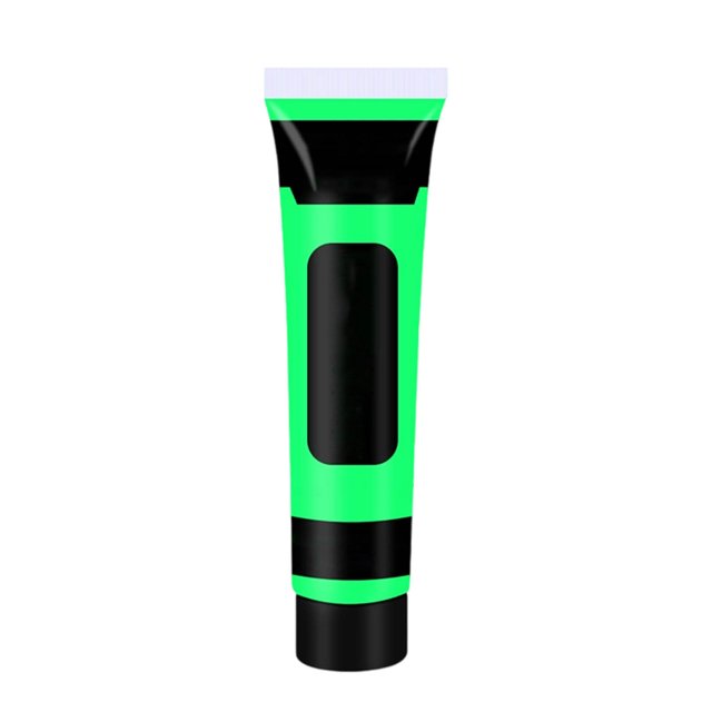 (2 Pack) 25ml Fluorescent Face Paint Glow in Dark Luminous Body Art Halloween Party Makeup Colors