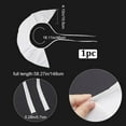 thumbnail image 2 of 1 Box Halloween Christmas Detachable Collar Mini Cape Dickey False Collars White Capes Decorative Applique Neckline Shirt Lapel with Rope for Women Dress Blouse Clothes Sewing Crafts, 2 of 6
