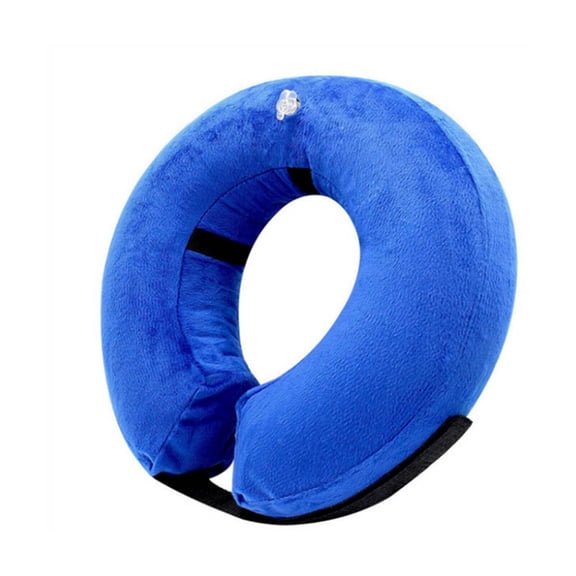 BESTSKY Dog Cone, Ergonomic Adjustable Dog Cone Collar, Cushioned Plush Cat Cone Collar Soft,Blue,M