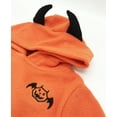 thumbnail image 3 of StylesILove Baby Toddler Halloween Fleece Chic Pumpkin Costume Hooded Romper (70/6-9 Months), 3 of 6
