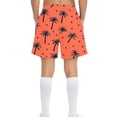 thumbnail image 6 of Boys' Swim Trunks Quick Dry Tropical Palm Tree Print Board Shorts with Pockets Elastic Waist Drawstring Sizes 4-15,Size 8-9T, 6 of 8
