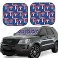 thumbnail image 6 of Kdxio Forest Mushrooms Print 2-Piece Sun Shade Front Windshield - Foldable Car Front Window Sunshades For Most Sedans Suv Truck, 6 of 6
