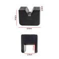 thumbnail image 2 of Amdohai Jack Stand Pads, Universal Car Rubber Jack Pad Adapter Anti-Slip Slotted Frame Rail Protector, 2 Pack, 2 of 8