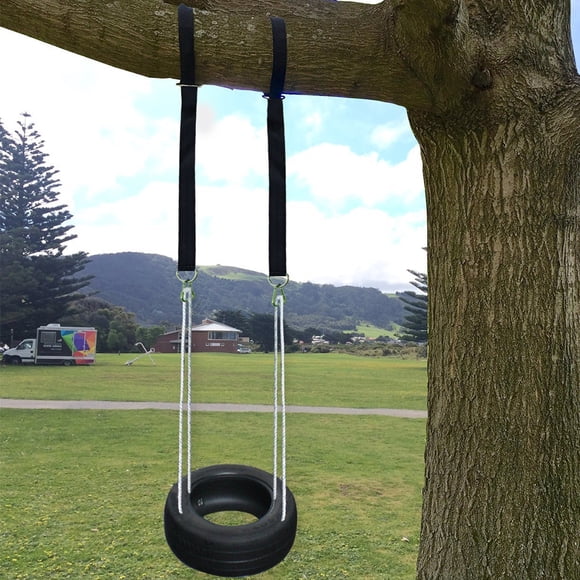 Baohd 2 Pieces Tree Swing Straps Kit Outdoor Hanging Rope Portable Hanger Hiking Backpacking Replacement Accessories 5x150cm