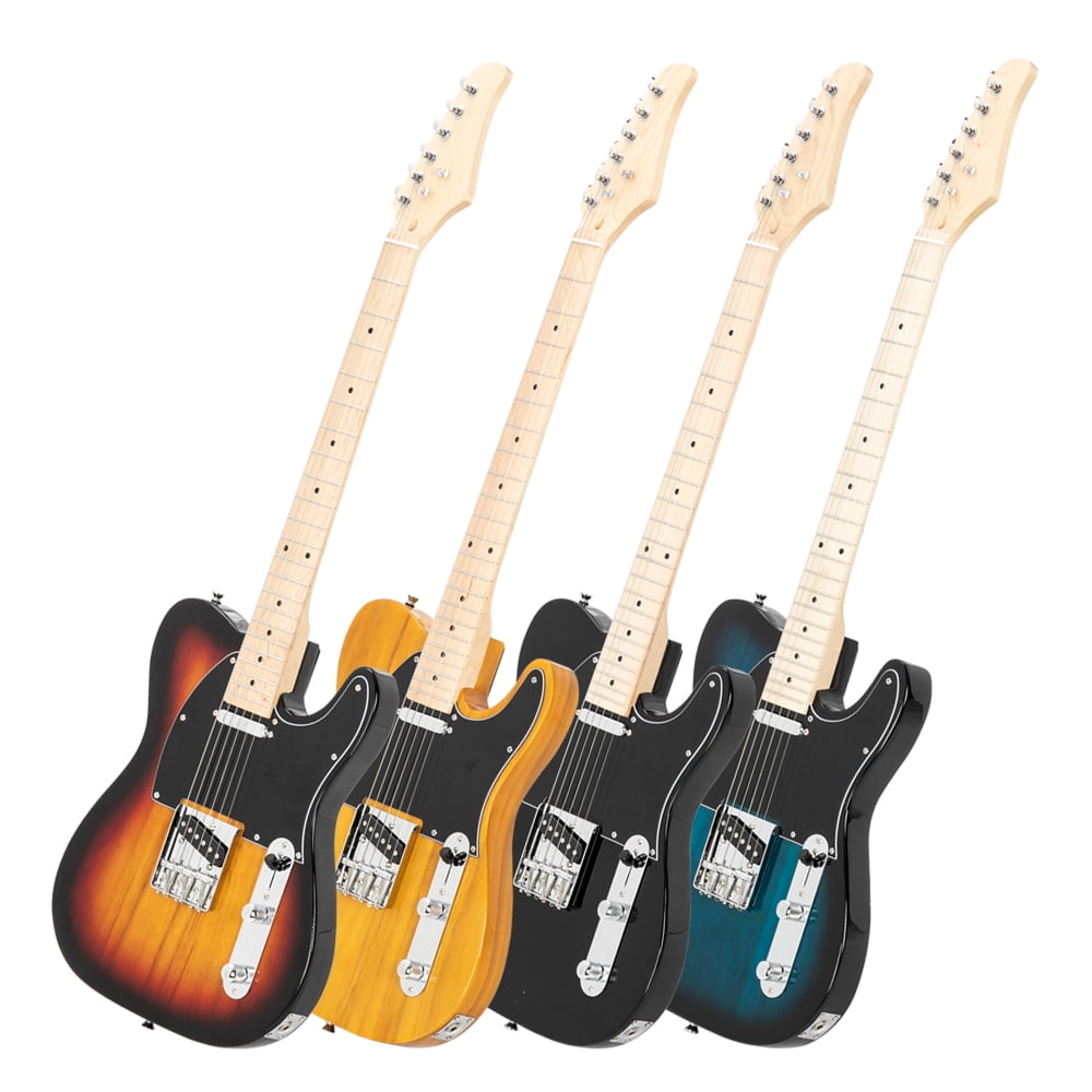 Private Jungle 39" inch Full Beginner Starter kit Maple Fingerboard GTL Electric Guitar SS Hardware Pickup,Yellow