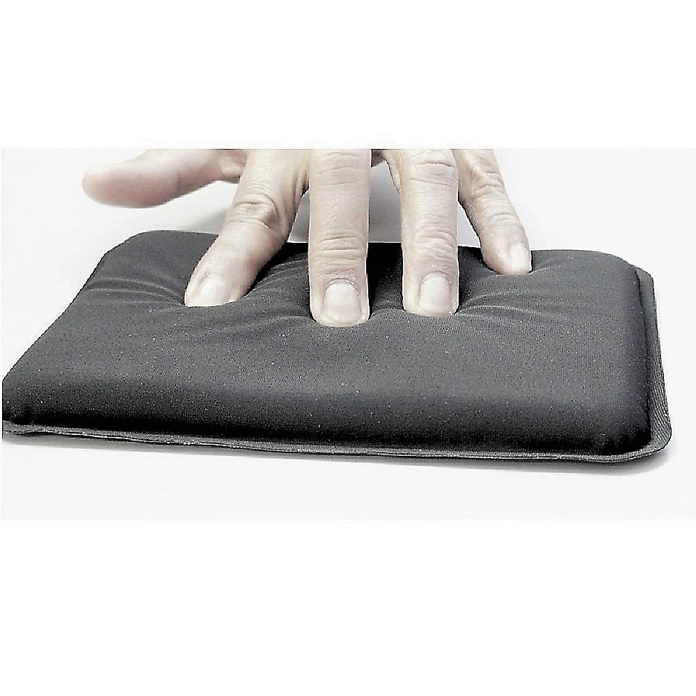 ULTRAGEL ANYWHERE, ANYTIME Arm/ Elbow/ Wrist Rest Gel Pads (4.5x8.5 , Black/Non-Slip )