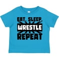 thumbnail image 3 of Inktastic Eat, Sleep, Wrestle, Repeat Boys or Girls Toddler T-Shirt, 3 of 5