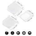 thumbnail image 5 of Reutilizable Silicona Alimentos Almacenamiento Bolsas 3 uds, Silicona Congelador Bolsas Snack Bolsas Conservación Bolsa Frigorífico Fresco Bolsas-Blanco (Pequeño+Mediano+Grande), 5 of 5