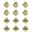 Gold, variant on Wine Heart Shaped Christmas Baubles Ornaments Set Of 12 Pieces For Tree Decorations Valentine S Day Wedding Anniversary Pvc Material With Hanging String Measures 1.97 Inches Weighs 0.15 Po