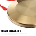 thumbnail image 2 of MasteelfCA 1 Ensemble d'Instruments de Percussion Traditionnels Gong Chinois avec Marteau (Rouge), 2 of 8