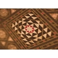 thumbnail image 1 of Ahgly Company Machine Washable Indoor Rectangle Transitional Red Brown Area Rugs, 2' x 5', 1 of 7