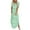 Green, variant on IROINNID Summer Dresses for Women , Maxi Dress Summer Casual Short Sleeve and Round Neck with Pocket Printed Vacation Outfits Dresses