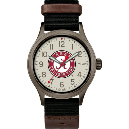 Timex - NCAA Tribute Collection Clutch Men's Watch, University of Alabama Crimson