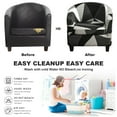 thumbnail image 6 of TOPCHANCES 2-Piece Stretch Club Chair Slipcover Printed Tub Chair Slipcover Armchair Covers, 6 of 8