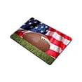 thumbnail image 2 of MKHERT American Football Ball and Old Glory United States Flag Doormat Rug Home Decor Floor Mat Bath Mat 23.6x15.7 inch, 2 of 3