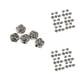 thumbnail image 3 of 50Pcs Decoración de Joyas Rose Spacer Beads Aleación Decorativas Plata Antigua, 3 of 8