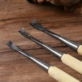 thumbnail image 4 of Hand-Forged Bent Curved Gouge,Wood Carving Bent Gouge,Spoon Carving Tools,Bowl Wood Carving Tools,Woodworking Hand Chisel Wood Carving Knife,Solid and Not Deformed for Beginners(10MM), 4 of 5