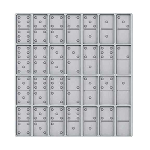 Hohaski Domino Resin Domino Mirror Epoxy Resin Abrasive Toy DIY Craft Kit for Adults Resin Art Supplies Mold Making Kit Creative Craft Project