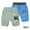 Blue 3+green, variant on WOLLED Kids Boys Casual Shorts 2 Pack Toddler Cartoon Print Five Points Shorts for 1-9 Years