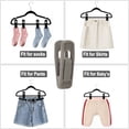 thumbnail image 5 of Ficarrico Accesorios de acabado de perchero de plástico antideslizante, clips especiales para secar ropa, 5 of 5