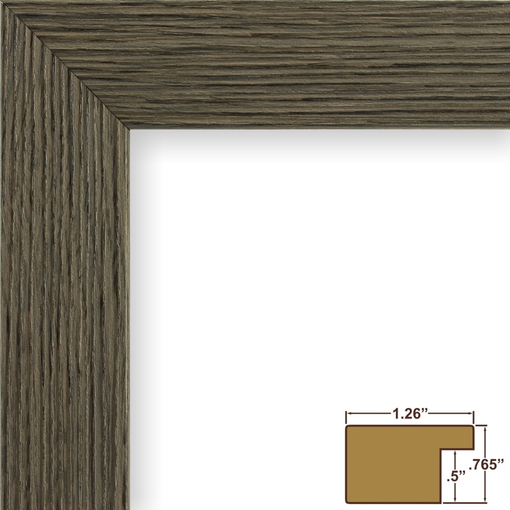 Craig Frames MDF Wall Mounted Frames, Oak Gray