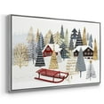 thumbnail image 4 of Christmas Chalet Collection A - Framed Gallery Wrapped Holiday Canvas - 27 x 41 - Silver Frame, 4 of 9