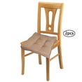thumbnail image 4 of Cojines de asiento para silla con mechones de Color sólido, 2 uds., silla cuadrada para muebles de Patio interior Camello Cola Cojines de asiento, 4 of 8