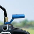 thumbnail image 6 of funtasica Generic Motorcycle Mirror Mount Extender Handlebar Extender Accessories Aluminium Alloy for External Headlights Blue, 6 of 8
