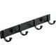 thumbnail image 1 of Wall Mounted Coat Racks with Hooks Hanging Holder Towel Rack 10.83' x 1.50' Modern Black Hanging for Clothes Entryway (4 Hooks, Black), 1 of 5