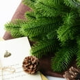 thumbnail image 5 of Artificial Green Pine Needles Branches -Small Pine Twigs Stems Picks-Fake Greenery Pine Picks for Christmas Garland Wreath Embellishing and Home Holiday Garden Decoration,30pcs, 5 of 8