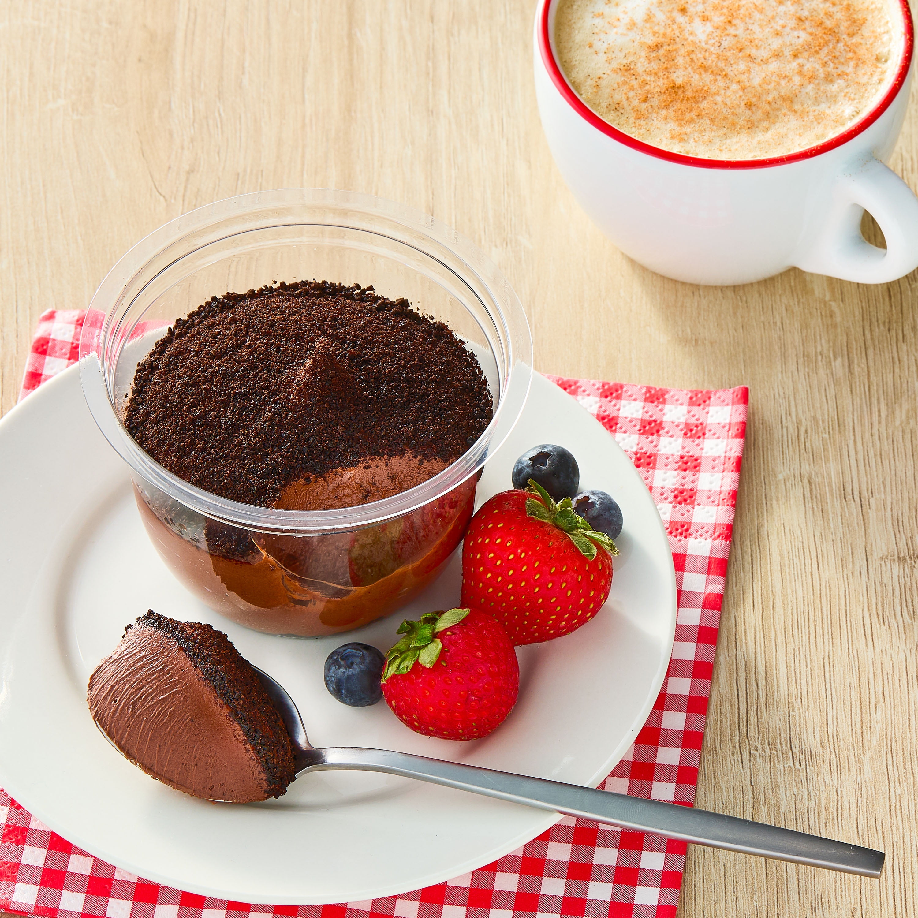 Marketside Chocolate Creamy Mousse Dessert Cup, Cookie Crumble Topping, 5.75 oz (Refrigerated)