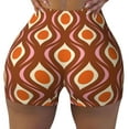 thumbnail image 2 of Fotbe 70's Retro Shorts Sin Costuras – Shorts Deportivos de Cintura Alta para Mujer, Elásticos para Gimnasio, Yoga, Running o Ciclismo-X-Large, 2 of 8