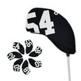 thumbnail image 2 of Ruiboury 7Pcs Golf Club Headcover Iron Head Cover Protector Sleeve Angle Black, 2 of 6