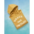 thumbnail image 3 of Brave And Wild Wildflower Hoodie Women -Image by Shutterstock, Female Medium, 3 of 4