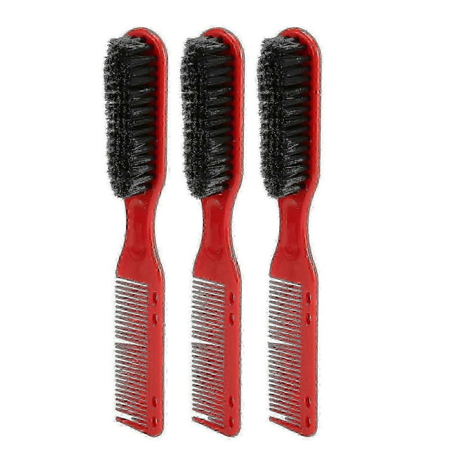 Pack Double Head Beard Brush for Men, Multifunctional Double Ended Hair Cutting Comb