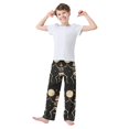 thumbnail image 2 of FORMRS Boys Pajama Pants with Pockets Size 13-14Y Kids Lounge Sleep Bottoms, Black Halloween Dancing, 2 of 8