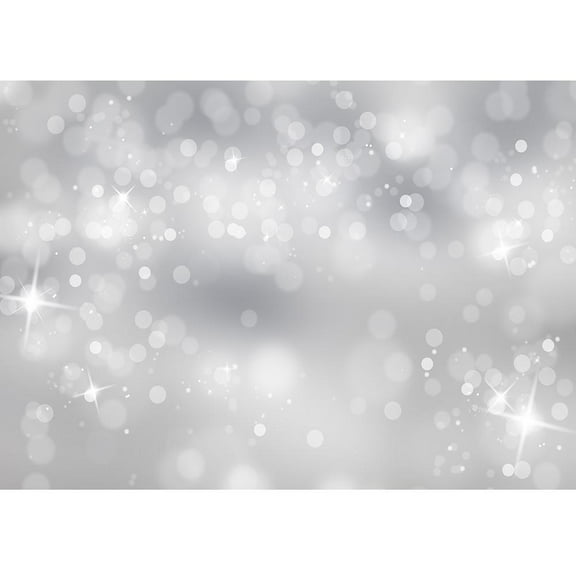 Golden Silver Bokeh Glitters Sparkle Christmas Birthday Party Photographic Background Vinyl Backdrop Photo Studio for Photoph