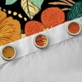 thumbnail image 4 of Manfei Colorful Country Floral Black Out Curtains,Boho Bohemian Curtains Pack of 2 (42x63 Each),Orange Green Bedroom Curtains For Girls Kids,Super Cozy Room Decor, 4 of 6