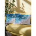 thumbnail image 5 of Outdoor Pillows Waterproof, Blue Beach Coastal Bedding Throw Pillows with Insert for Couch Sofa Bed, Summer Ocean Seaside Nautical 12x20 Inch Pillowcases Decorative Camping Patio Pillow Set of 2, 5 of 8