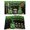 Green Gold Black, variant on St. Patrick's Day Placemats Set of 8, Spring Lucky Shamrocks Gnomes Vintage Placemats for Dining Table, Place Mats for Kitchen Tabletop, Waterproof Wipeable Dining Table Mats Set