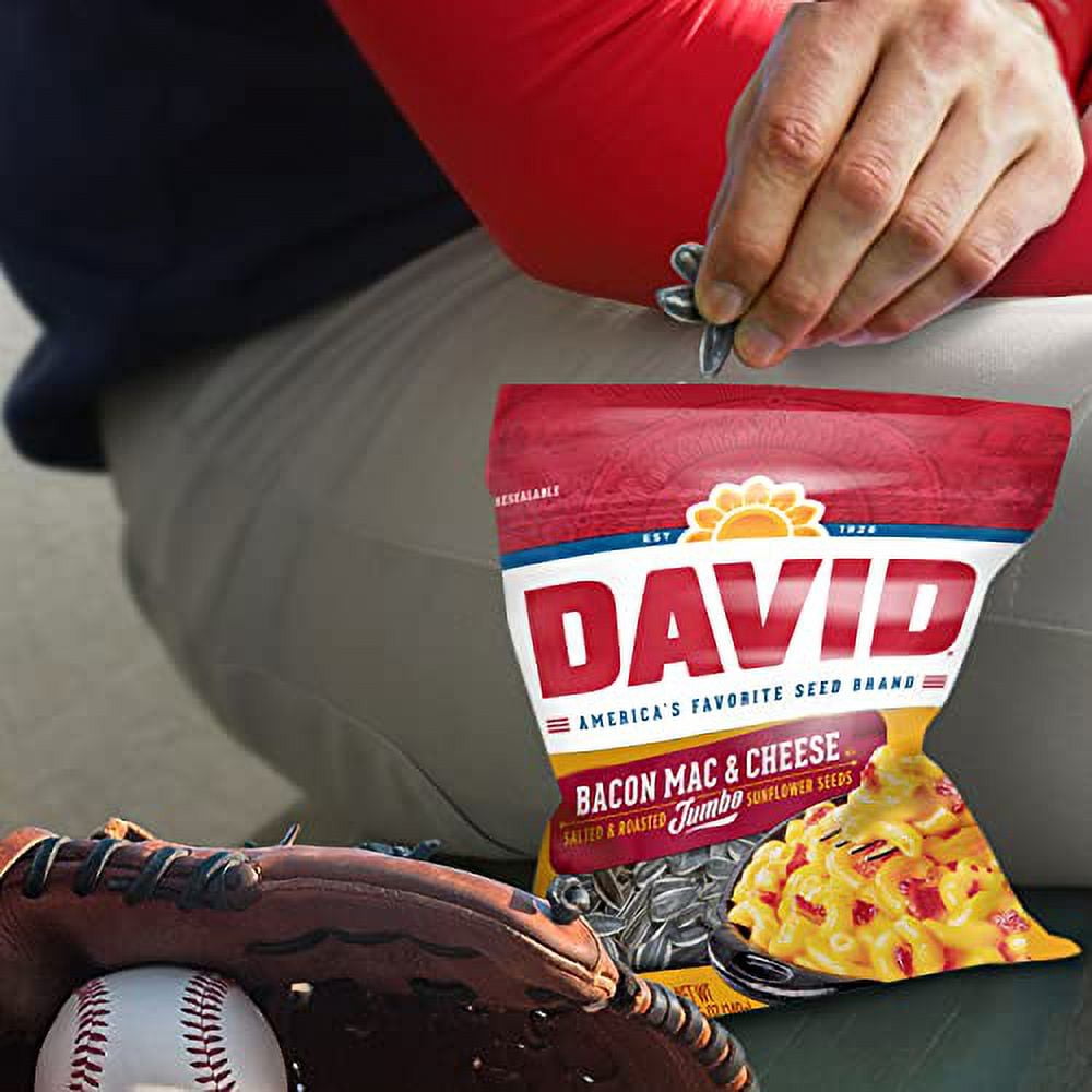 David Jumbo Salted Bacon Mac  Cheese Sunflower Seed, 5.25 Ounces Pack of 3-7768572886